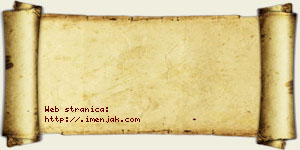 Miljana Bojanović vizit kartica